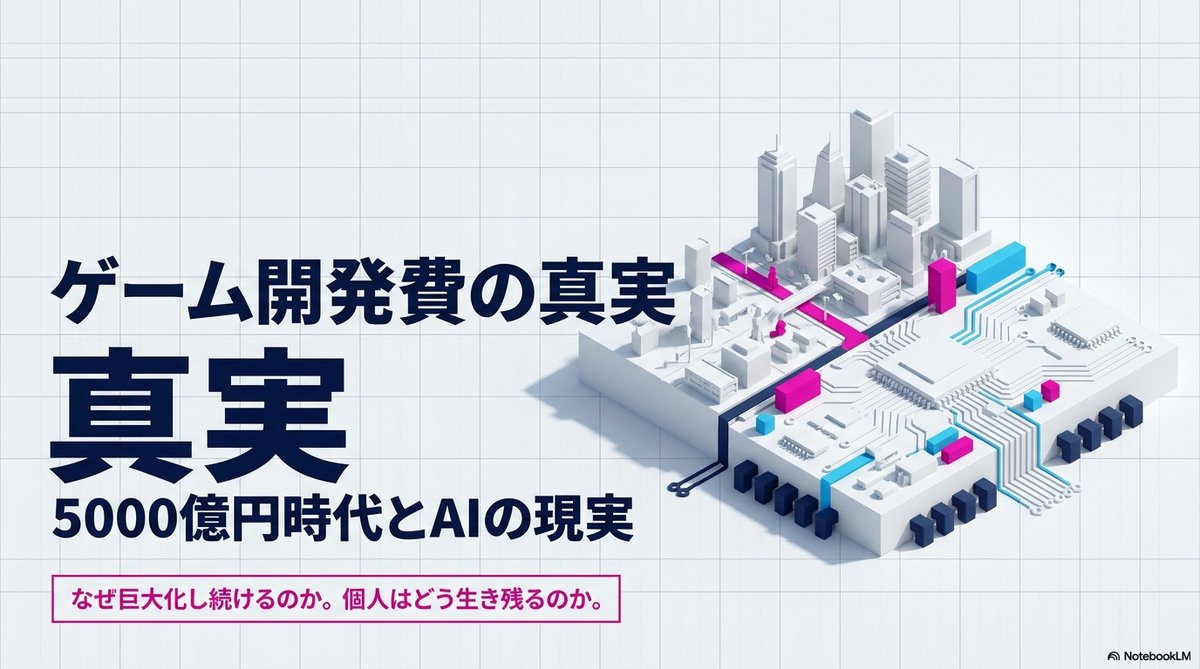 ゲーム開発費の真実 2026年 5000億円時代とAIの現実